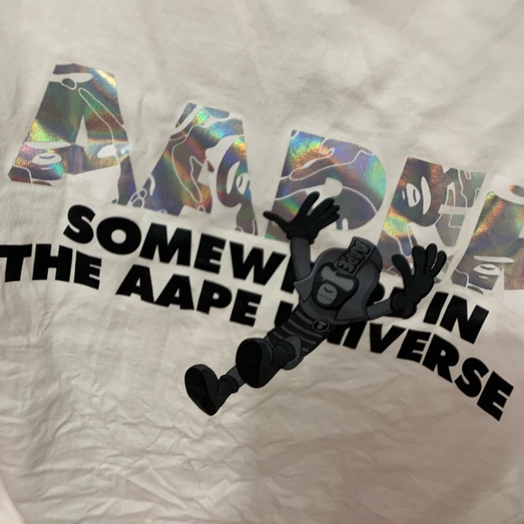 AAPE BY *A BATHING APE®
graphic-print cotton T-Shirt - Picture 4 of 6